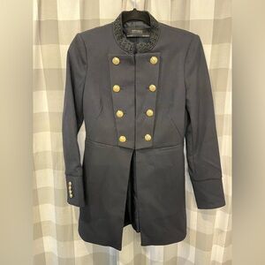 Zara Military Peacoat coat